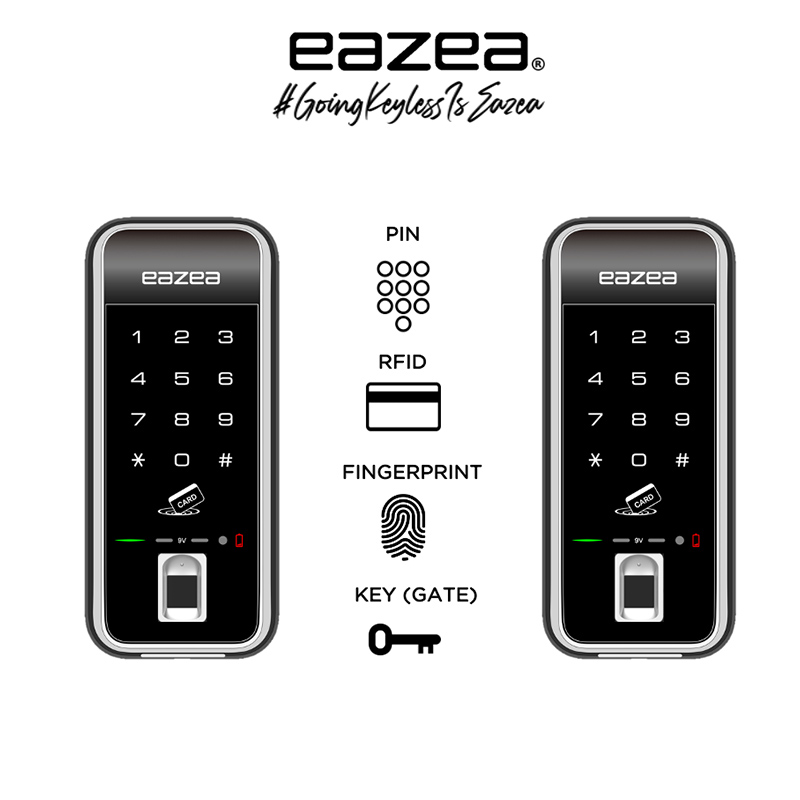 Eazea Touch Digital Door Lock + Eazea Touch-G Digital Gate Lock