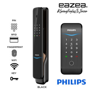 Philips EasyKey 9300 Digital Door Lock + Philips EasyKey 5100-K_black