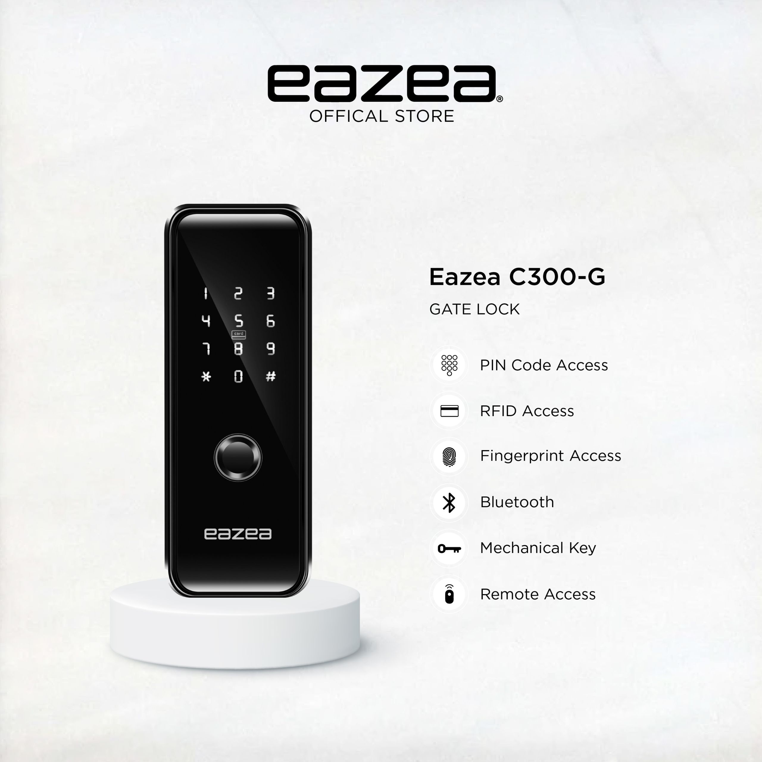 Eazea C300-G Digital Gate Lock
